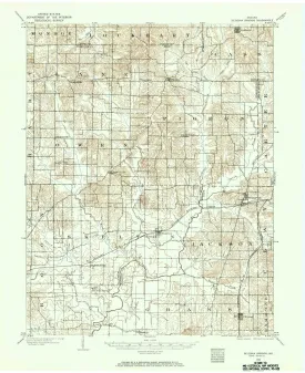 1900 De Gonia Springs, in - Indiana - USGS Topographic Map