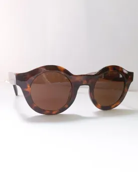 AJ Morgan Looper Round Full Frame Sunnies - Tortoise