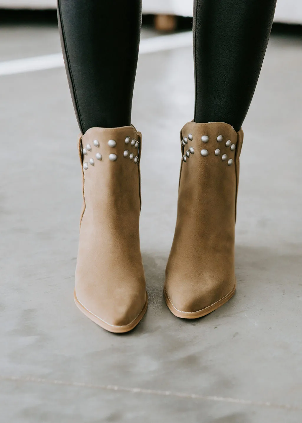 Alfie Studded Collar Booties