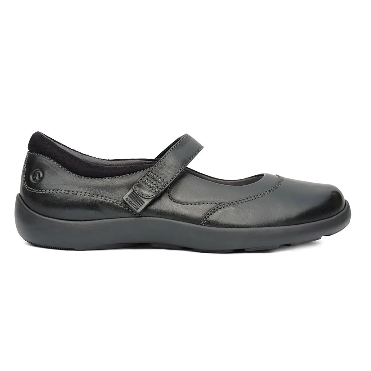 ANODYNE CASUAL MARY JANE BLACK - WOMENS