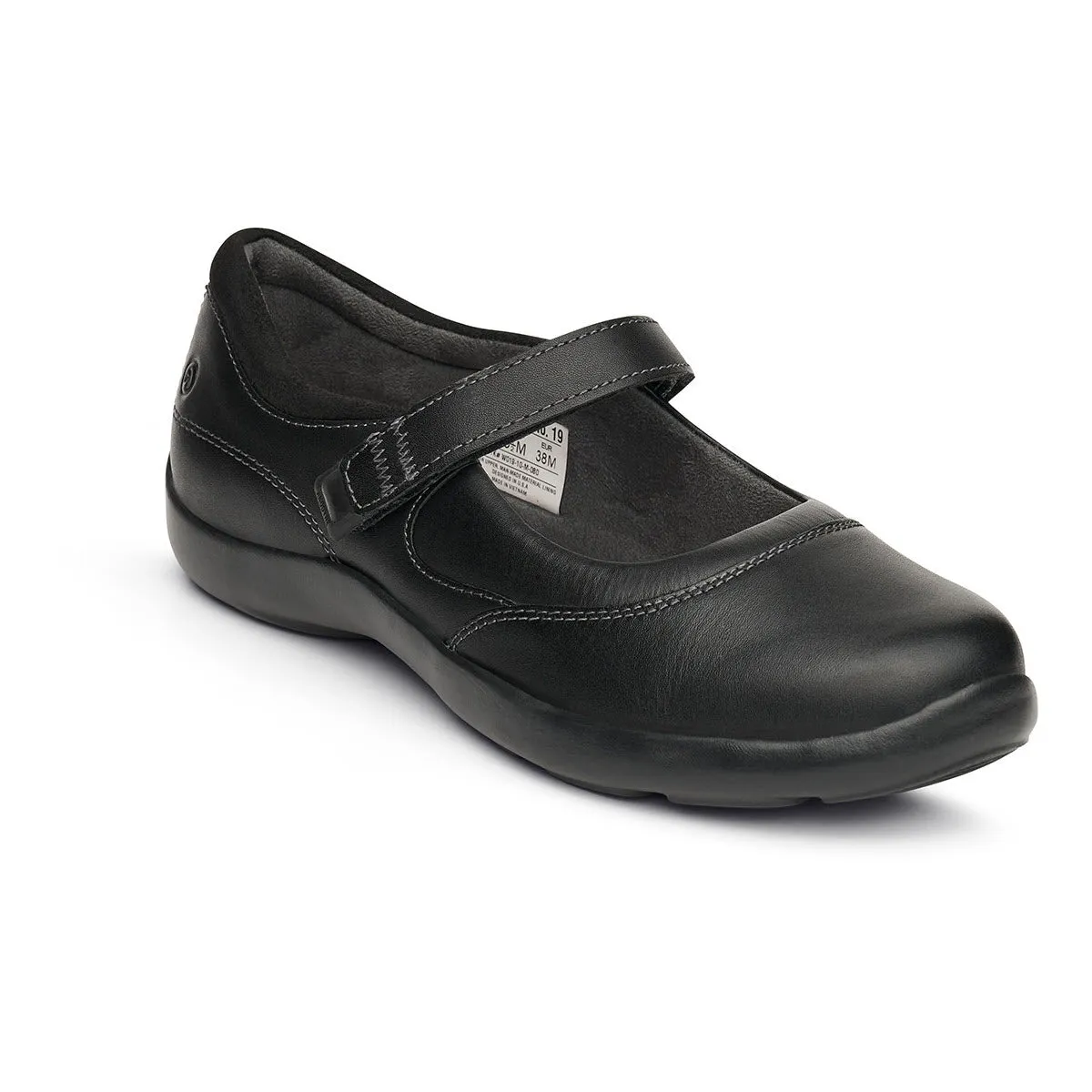 ANODYNE CASUAL MARY JANE BLACK - WOMENS