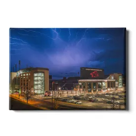 Arkansas Razorbacks - Lightning Over Donald W. Reynolds Razorback Stadium