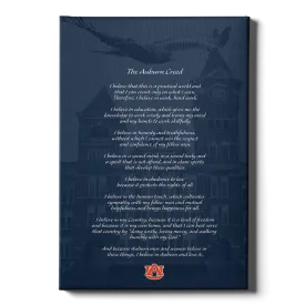 Auburn Tigers - The Auburn Creed over Samford