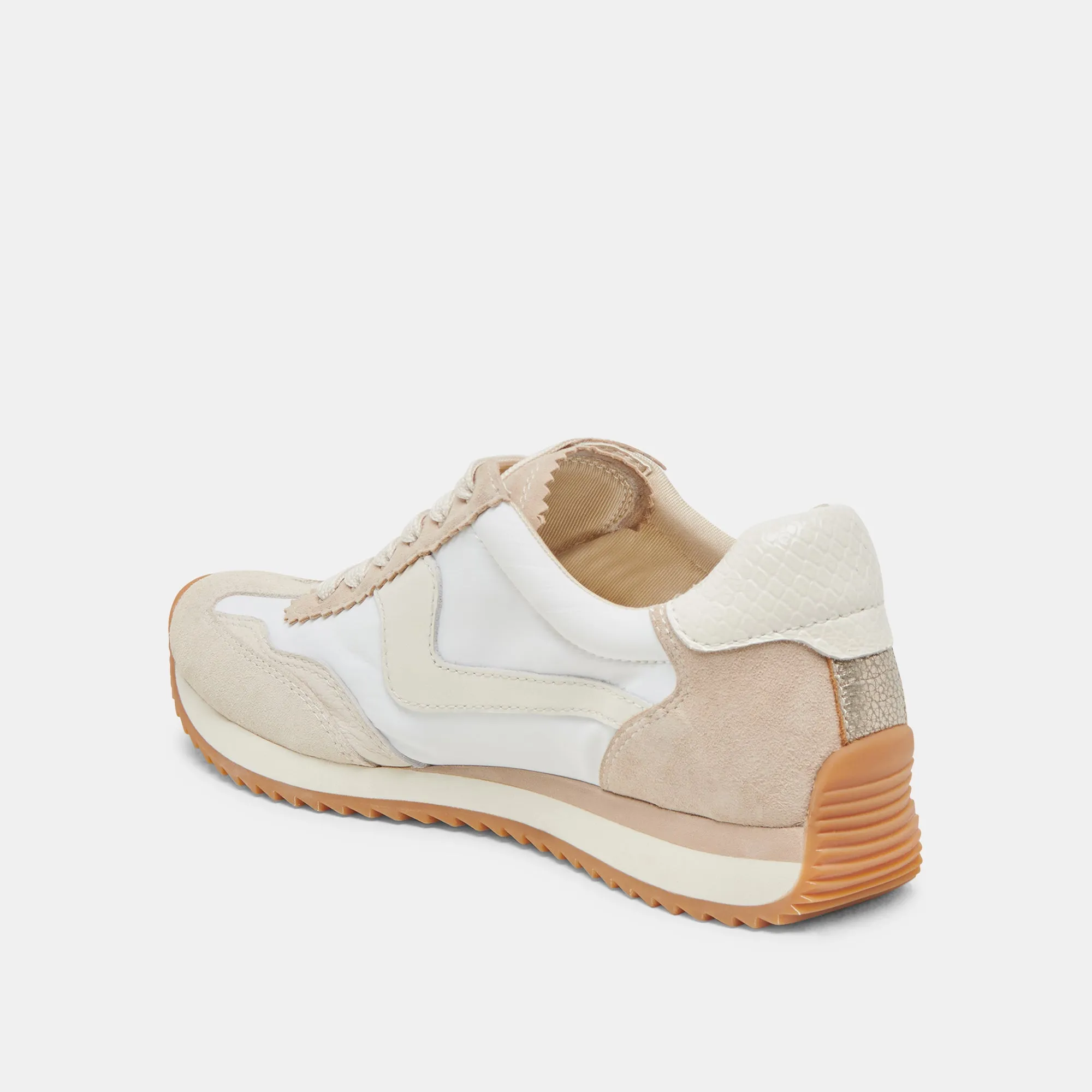 B NOTICED SNEAKERS IVORY MULTI NYLON