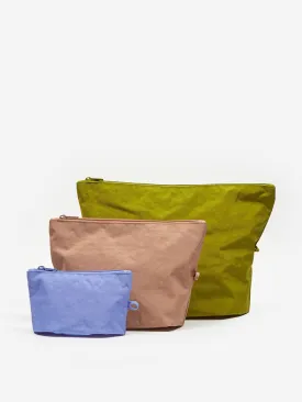 BAGGU Go Pouch Set - Nettle