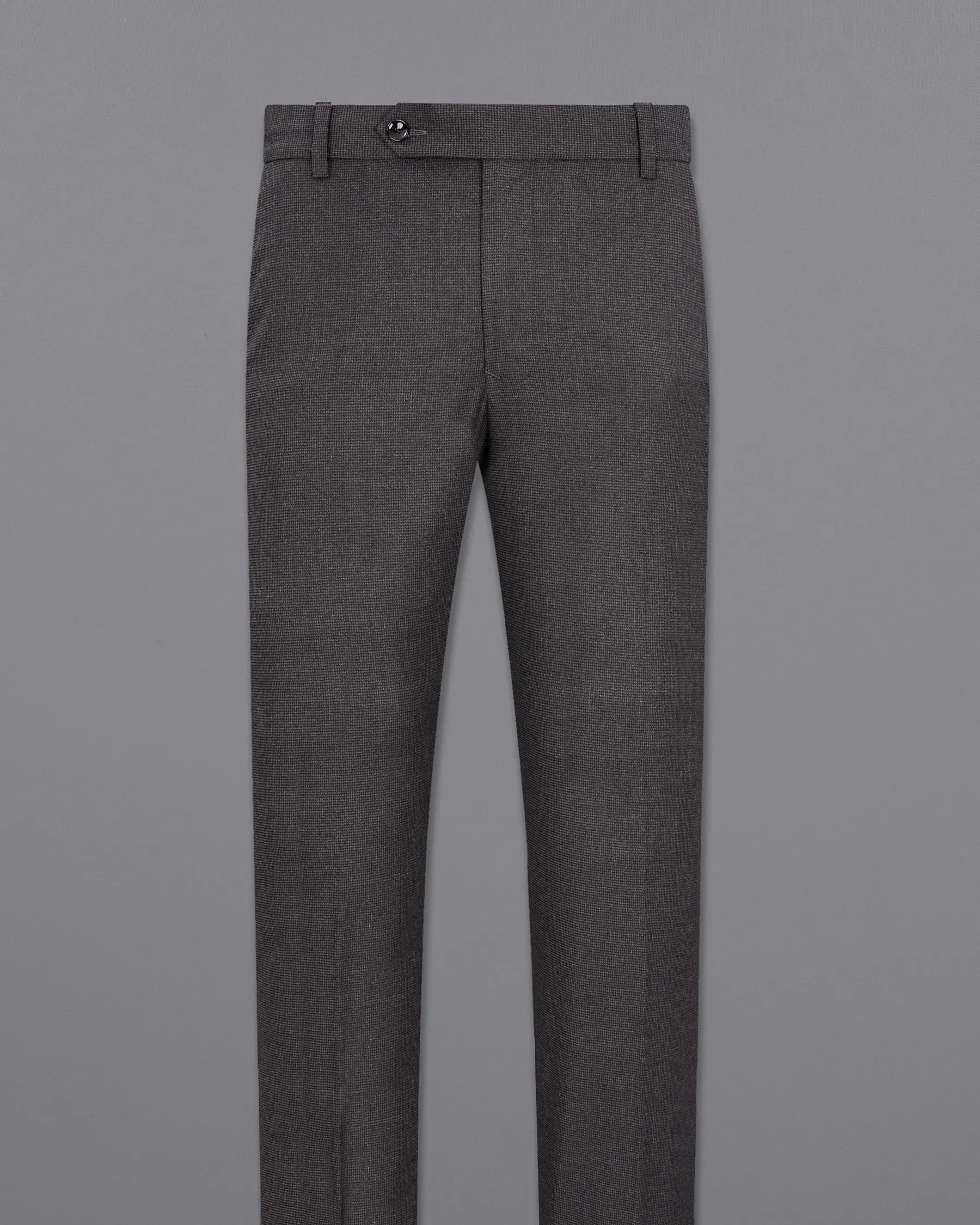 Baltic Sea Grey Textured Suit