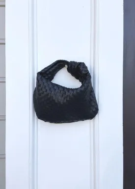 Bari Knot Handle Bag-Black