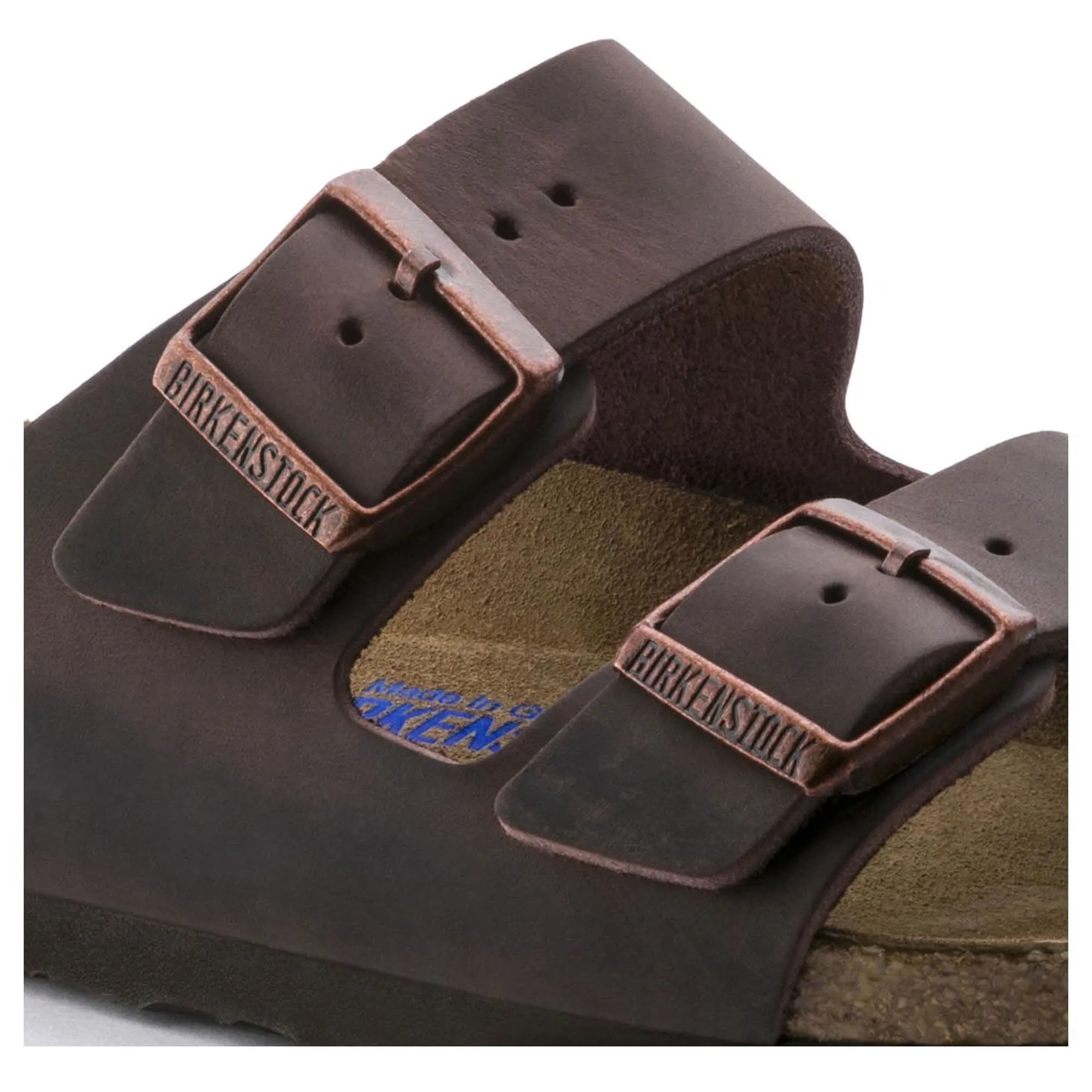 BIRKENSTOCK ARIZONA SOFT FOOTBED HABANA OILED LEATHER UNISEX