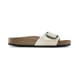 BIRKENSTOCK MADRID BIG BUCKLE VEGAN EGGSHELL CANVAS - WOMENS