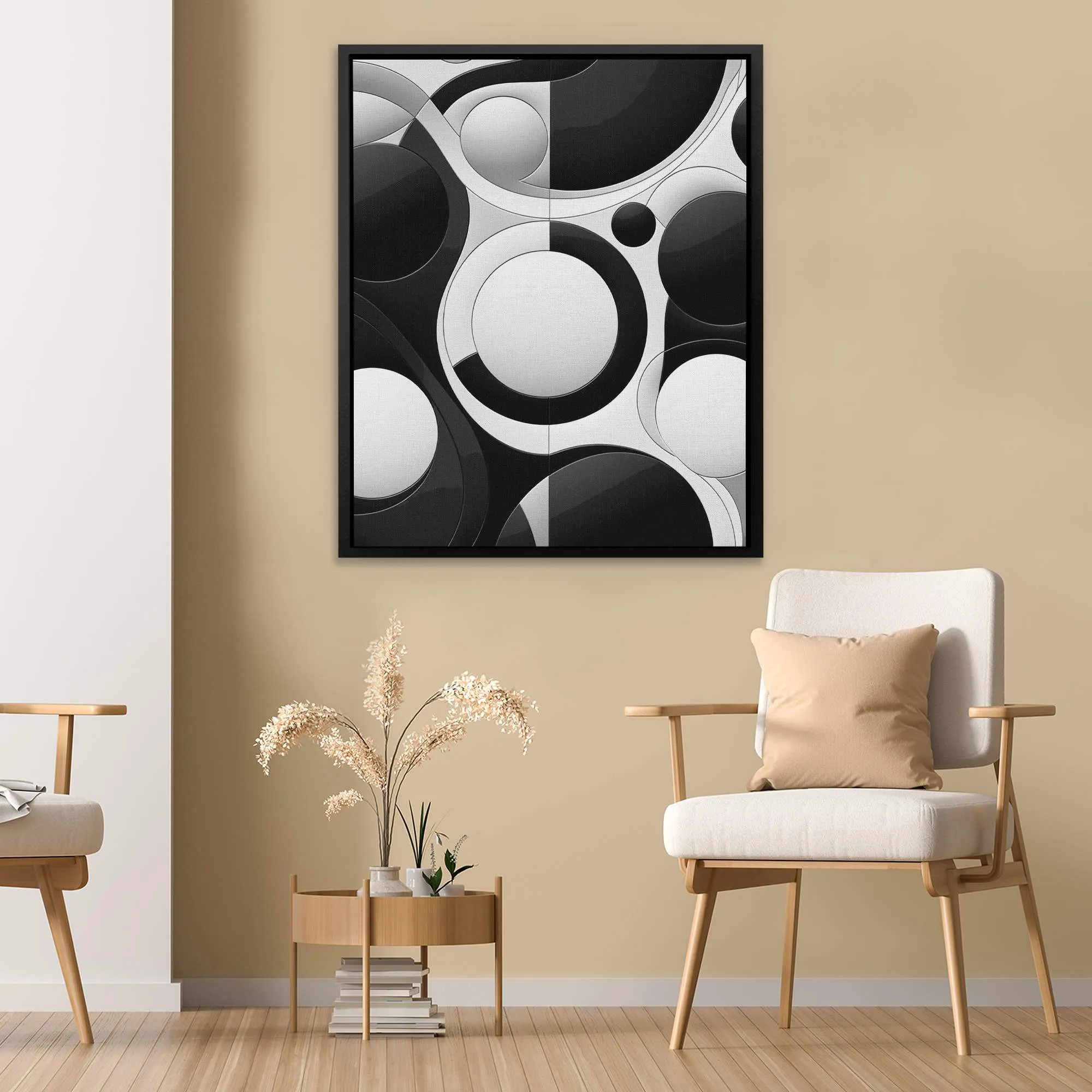 Black and White Circles