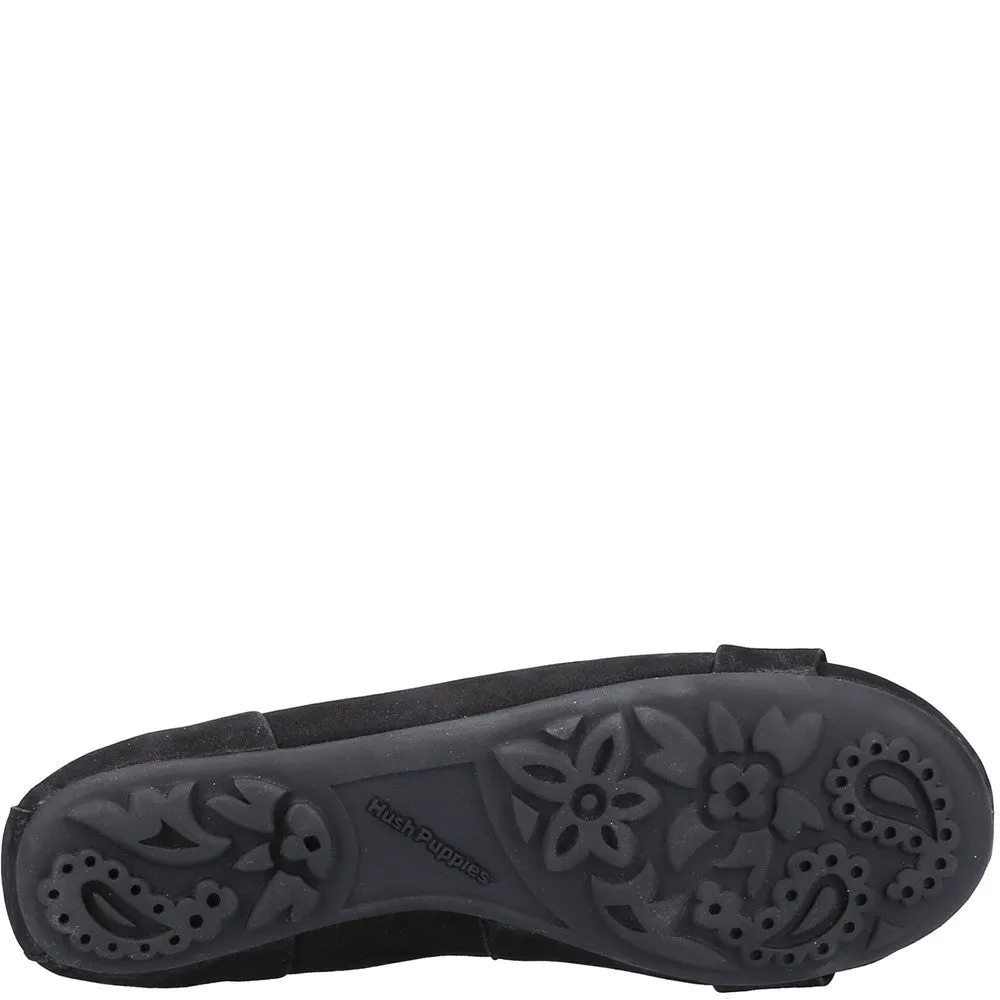 Black Jada Knot Ballerinas