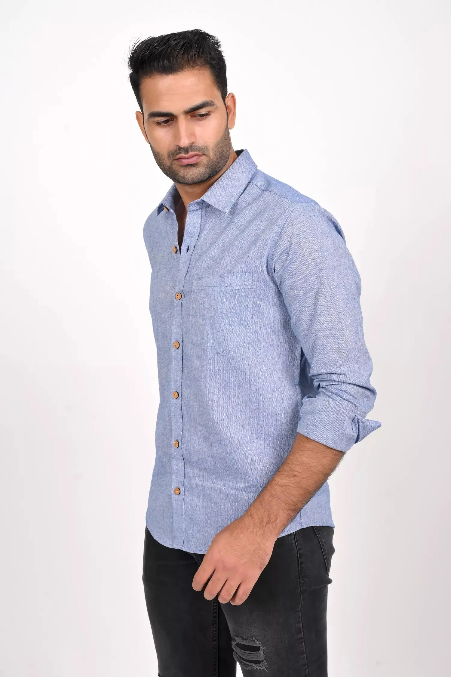 Blue Chambray Shirt