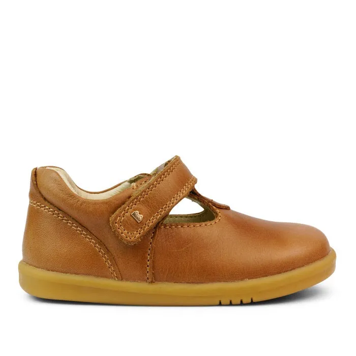 Bobux Iwalk IW Louise T-Bar Caramel Tan