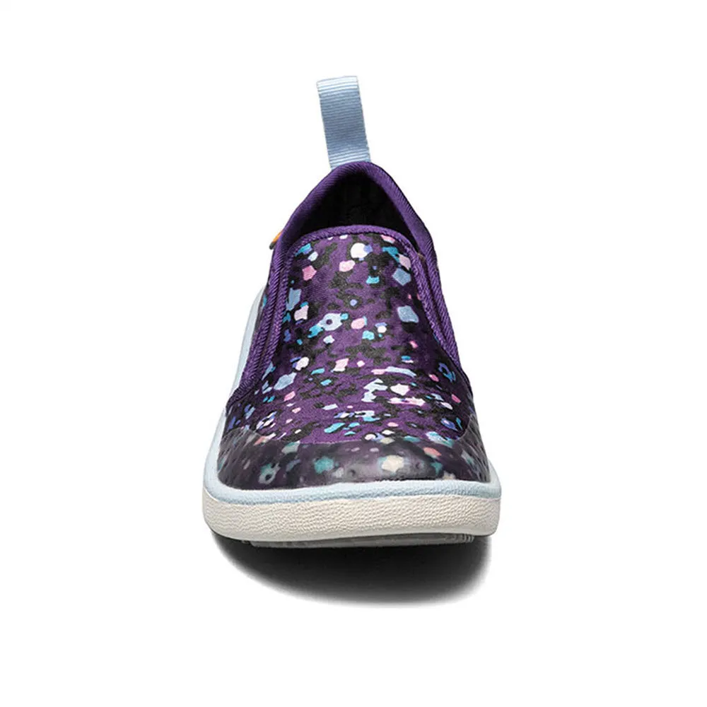 BOGS KICKER SLIP ON LITTLE TEXTURE PURPLE MULTI - KIDS