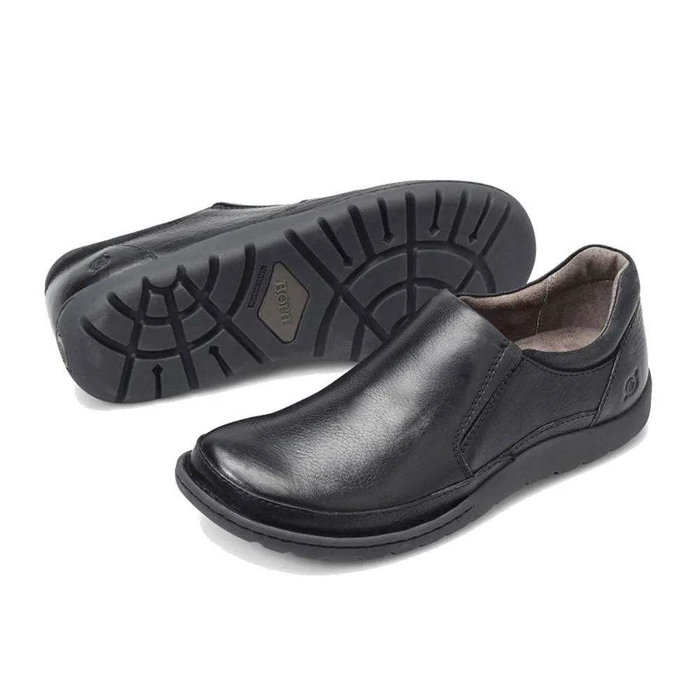 BORN NIGEL SLIP ON BLACK - MENS