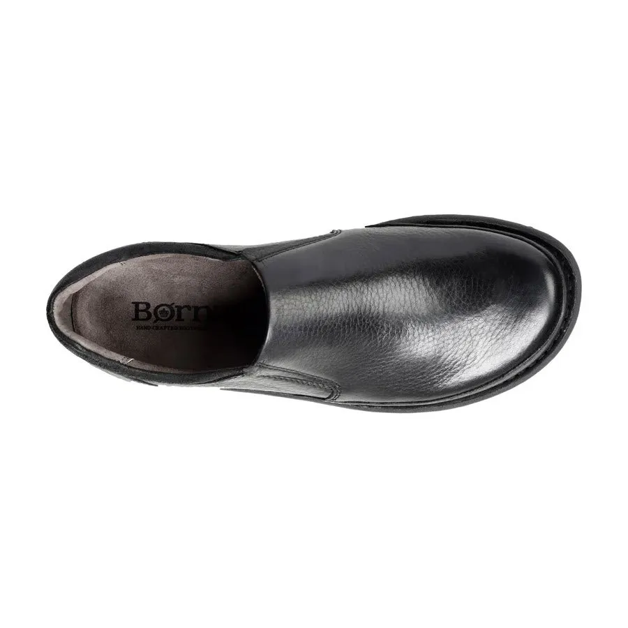 BORN NIGEL SLIP ON BLACK - MENS