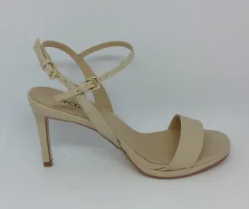 Brazilio Heel Nude Leather Heel