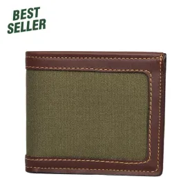 Duluth Pack Canvas Bi-Fold Wallet - HEN-0021 / HEN-0023 - Made in USA