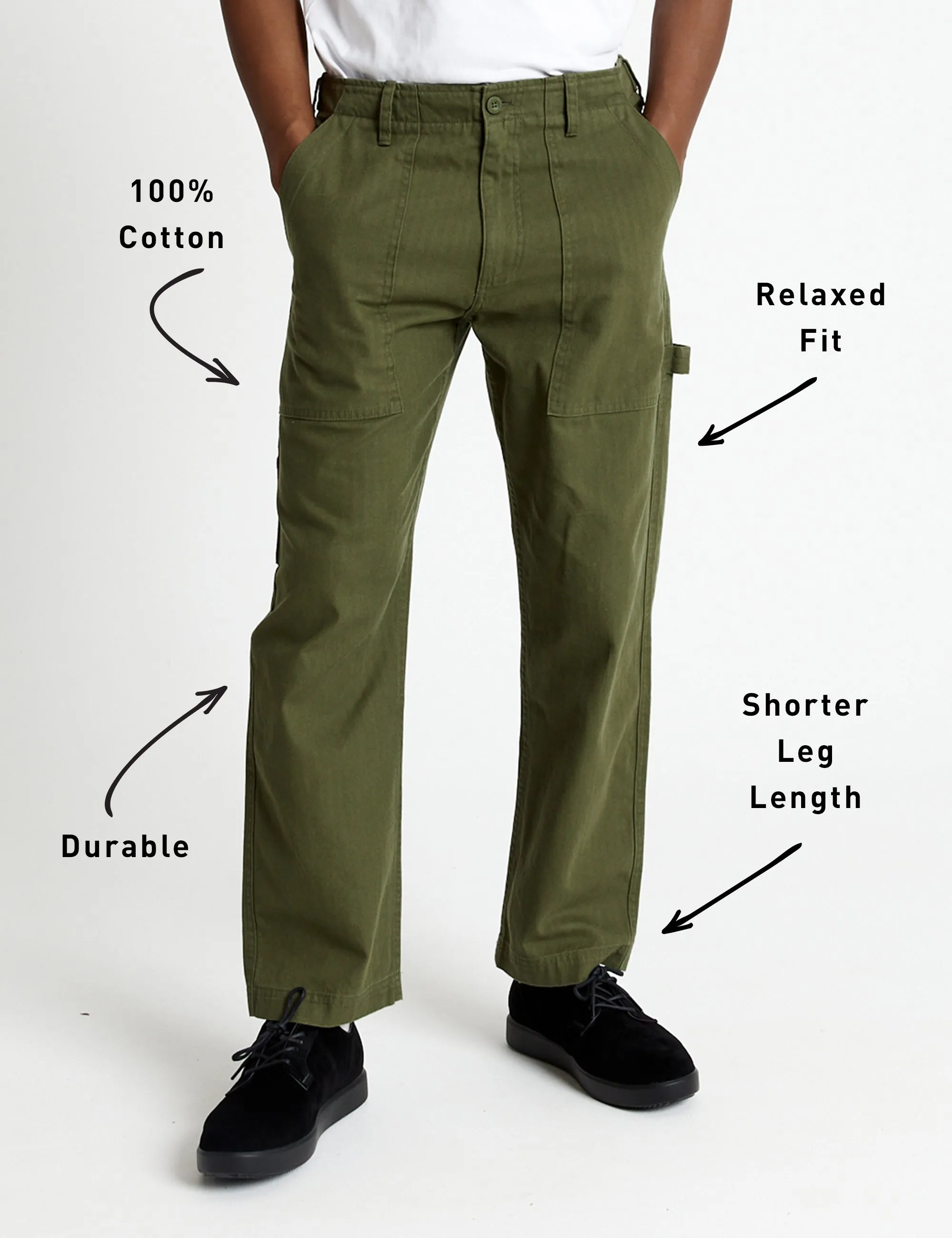 Carpenter Pant - Vintage Army