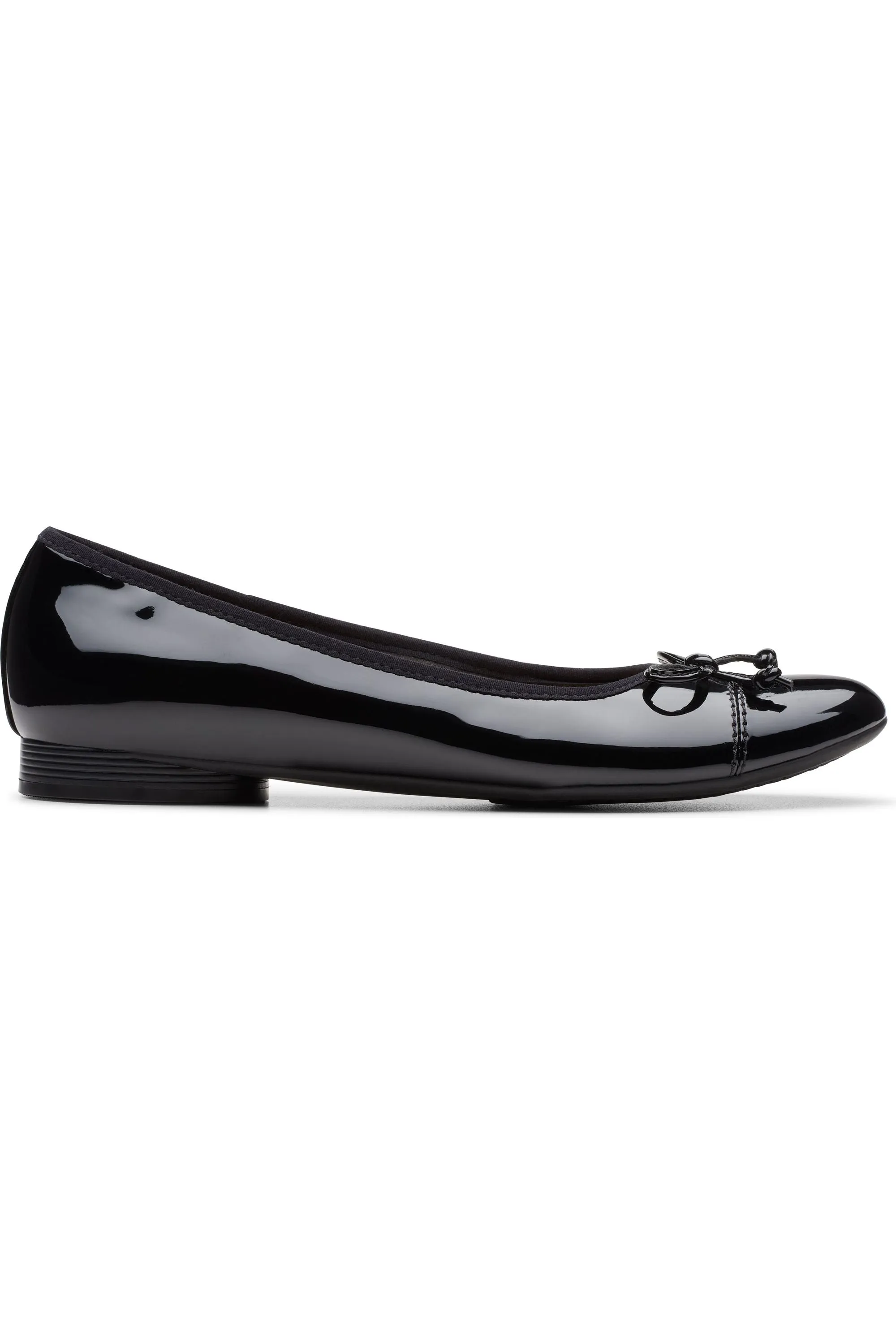 Clarks Loreleigh Rae in black patent