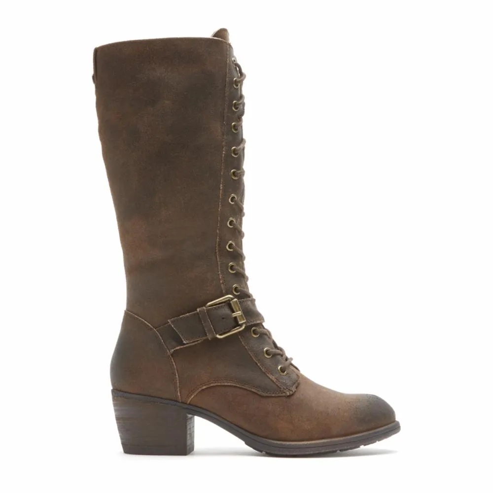 Cobb Hill ANISA TALL LACE BOOT TAN