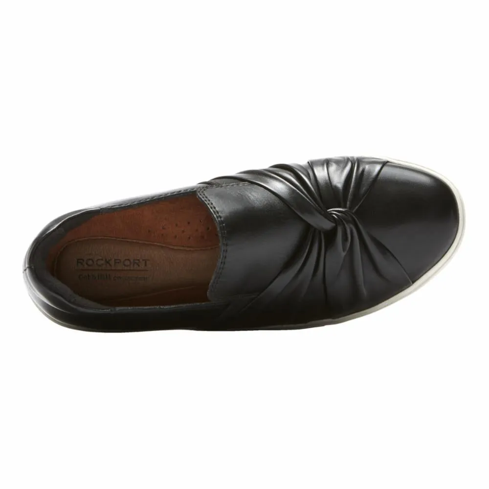 Cobb Hill WILLA BOW SLIPON BLACK/LEATHER