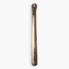 Cobbler's Choice 16" Metal Shoe Horn | Brushed Brass