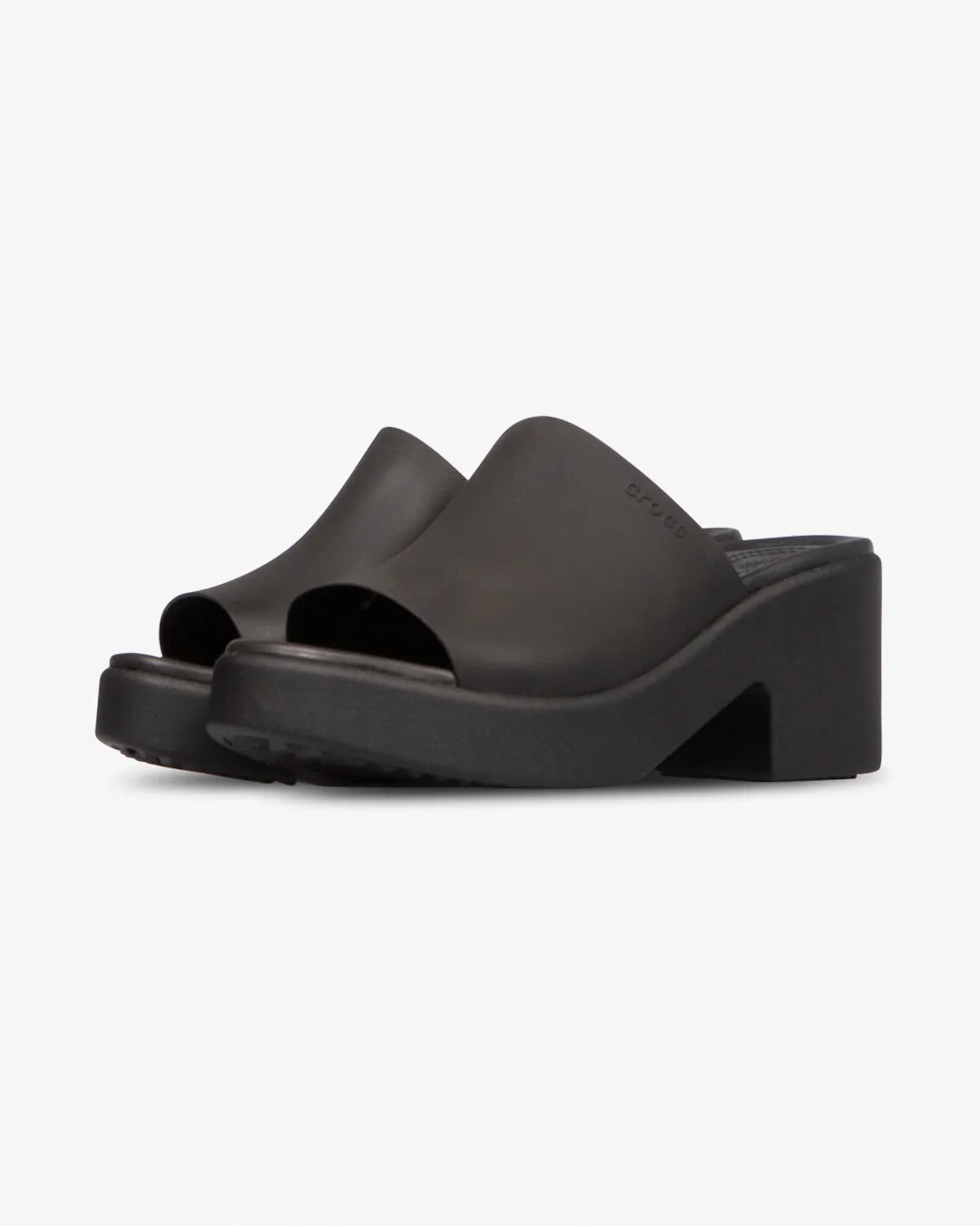 Crocs Brooklyn Slide Heel Black