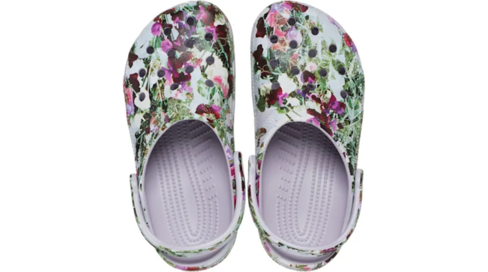 Crocs Classic Photoreal Floral Clog Mauve Mist