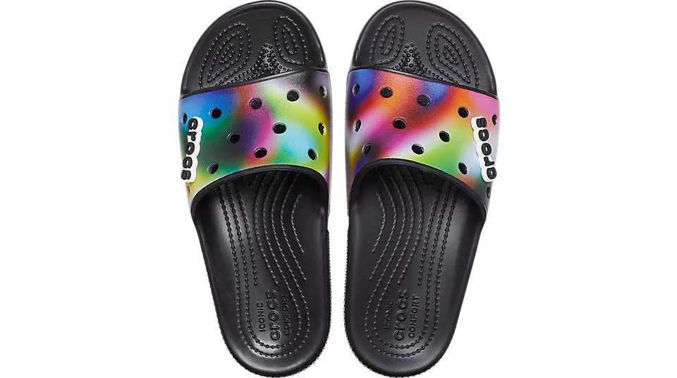 Crocs Classic Solarised Slide Black Multi