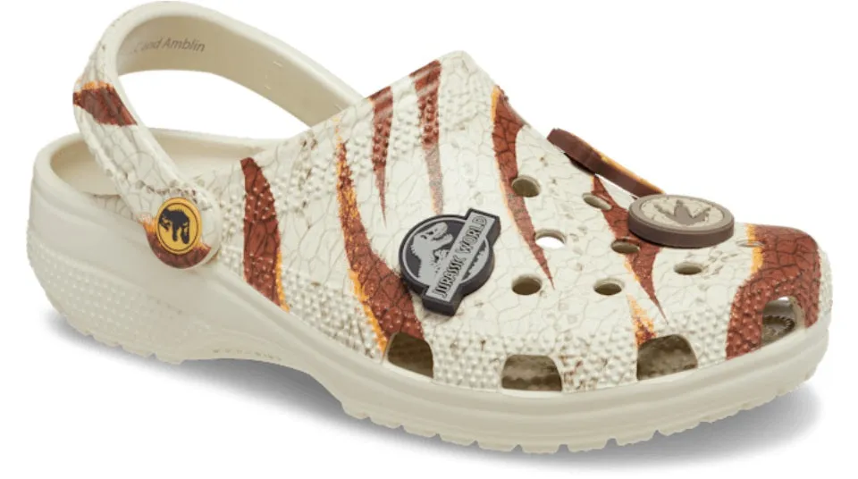 Crocs Jurassic World Classic Bone Clog