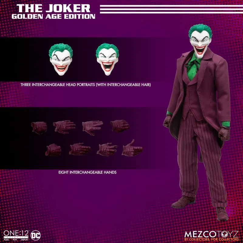 DC Comics Mezco One:12 Collective The Joker (Golden Age Edition)