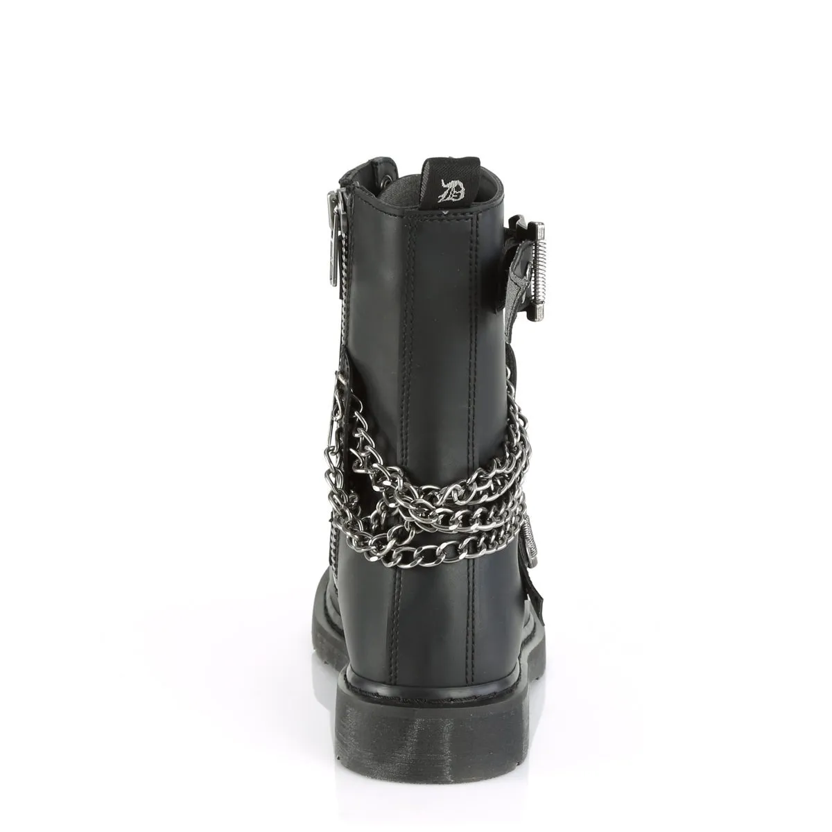 Demonia BOLT-250 | Black Vegan Leather Combat Boots