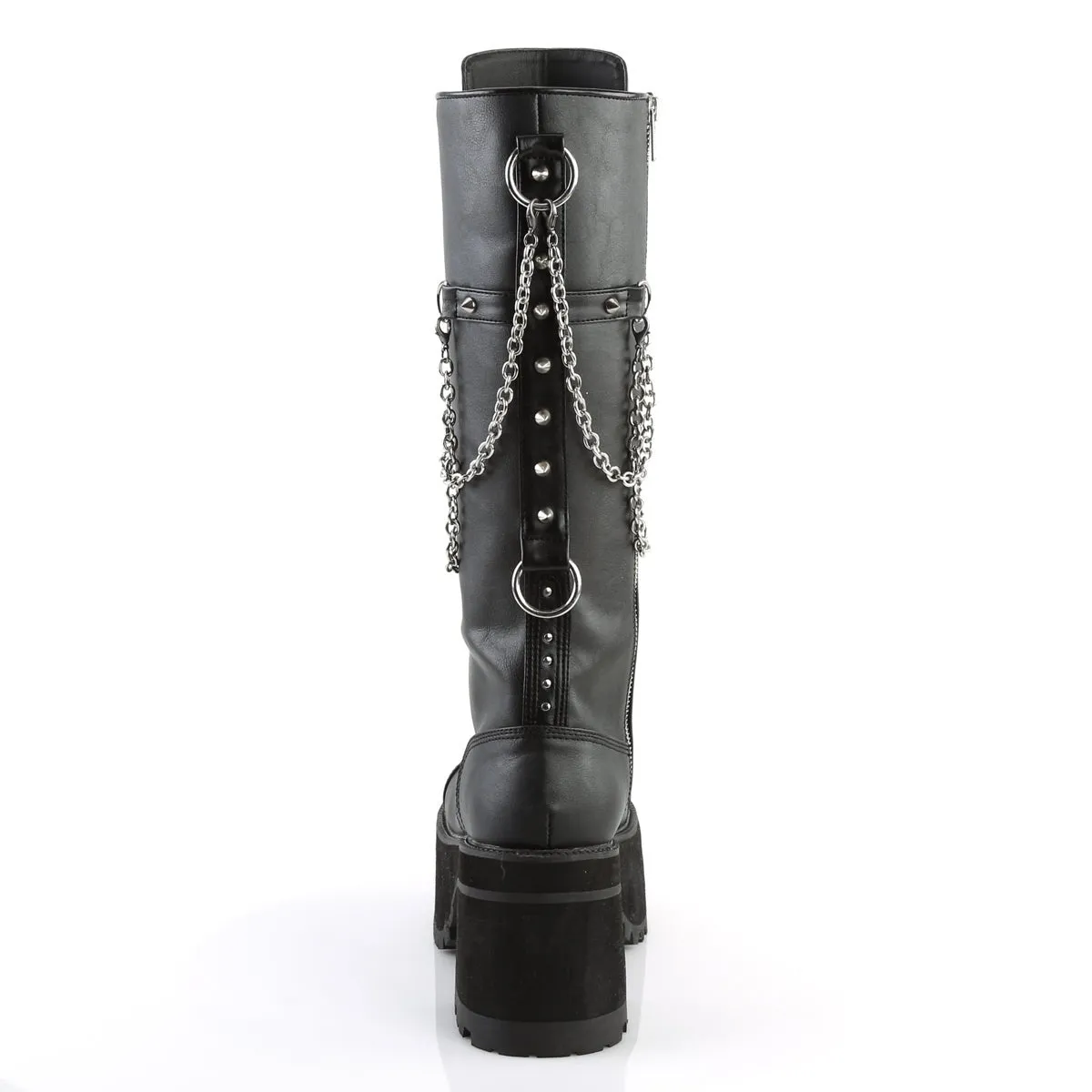 Demonia RANGER-303 | Black Faux Leather Unisex Boots