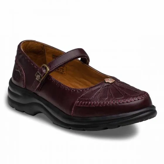 Dr. Comfort Women's Causal Diabetic Shoes - Paradise - Burgundy