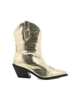 EMURA GOLD METALLIC BOOT | BILLINI