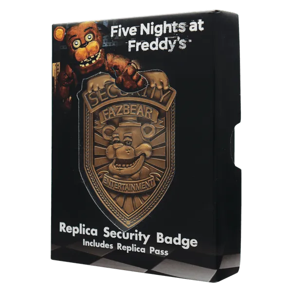 Five Nights at Freddy's Replica Security Badge