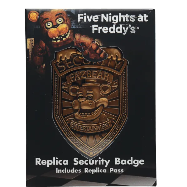 Five Nights at Freddy's Replica Security Badge