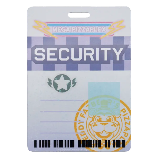 Five Nights at Freddy's Replica Security Badge