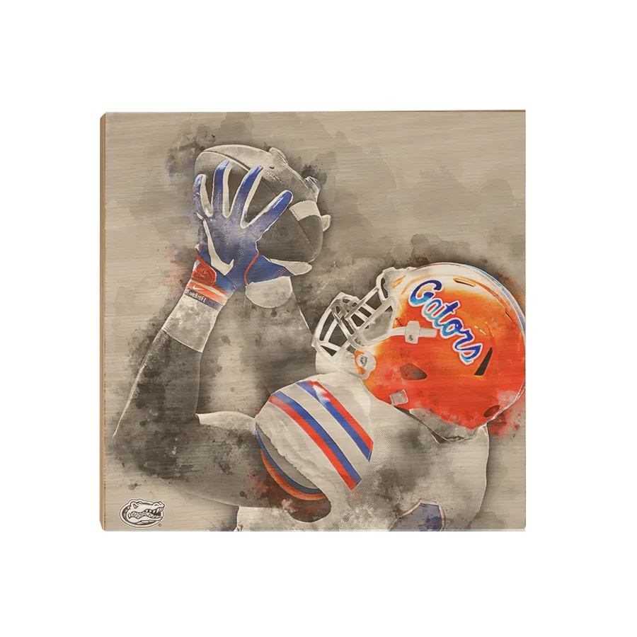 Florida Gators - The Catch Watercolor