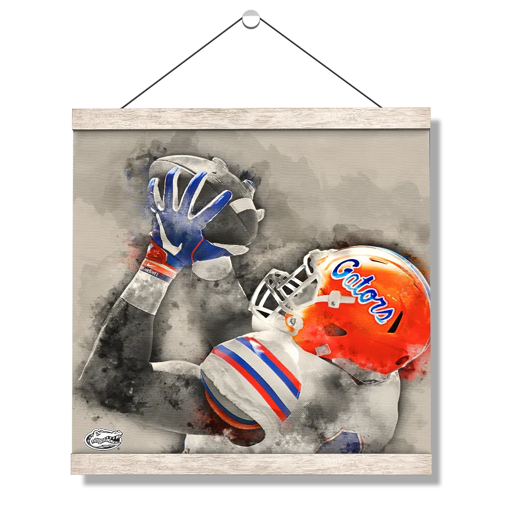 Florida Gators - The Catch Watercolor