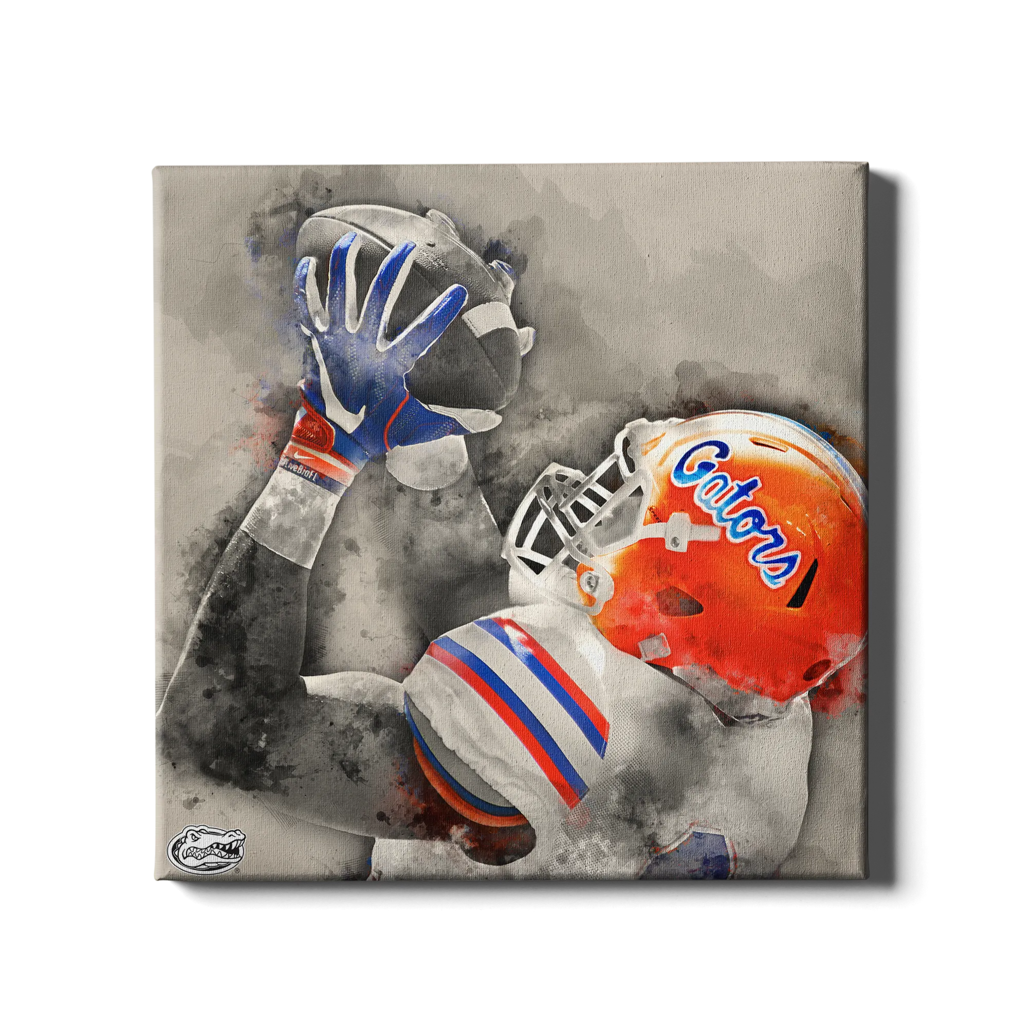 Florida Gators - The Catch Watercolor