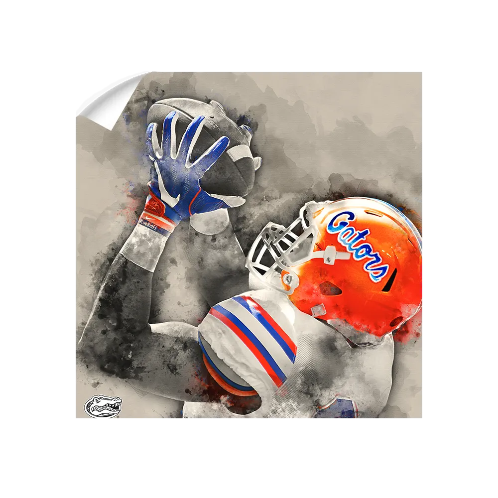 Florida Gators - The Catch Watercolor