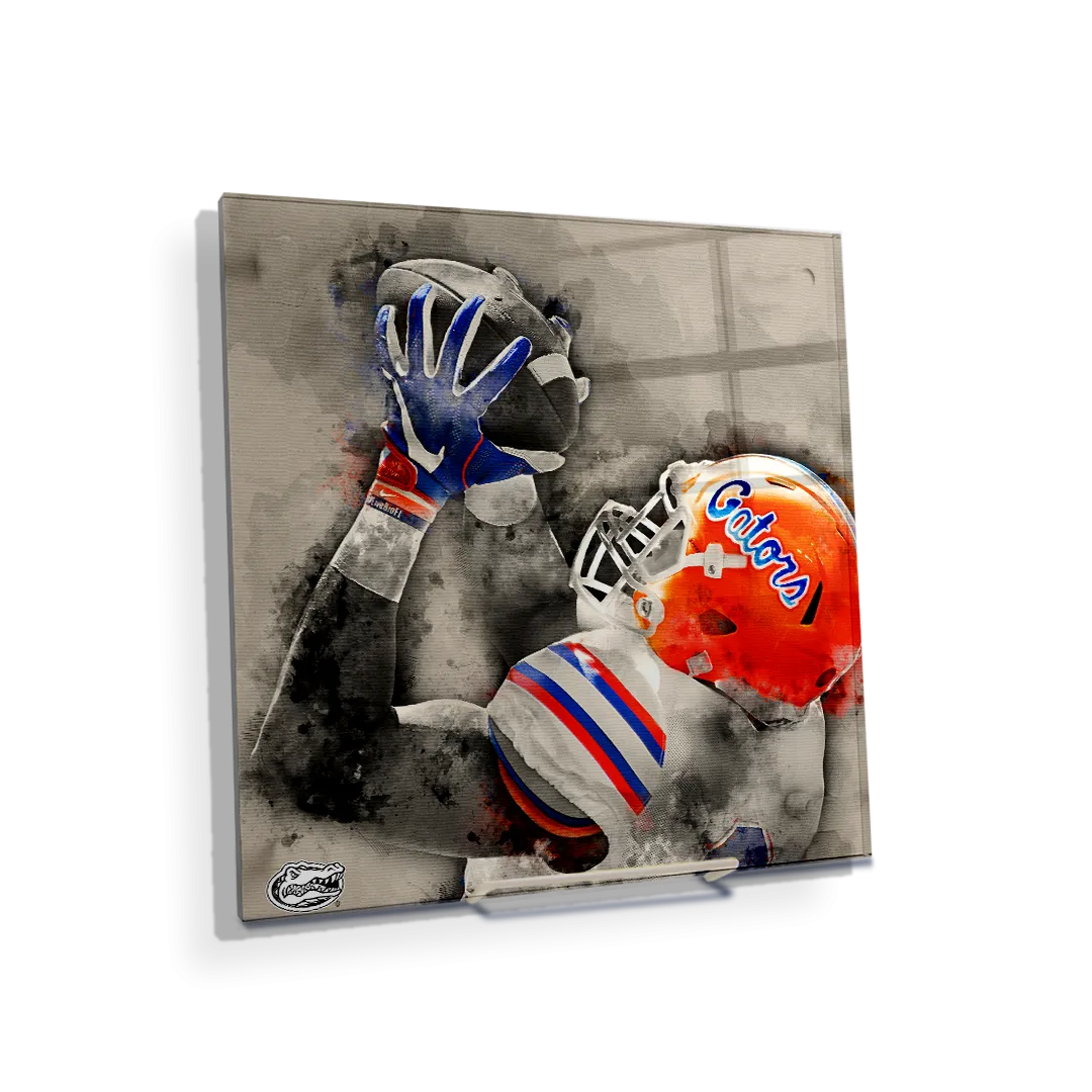 Florida Gators - The Catch Watercolor