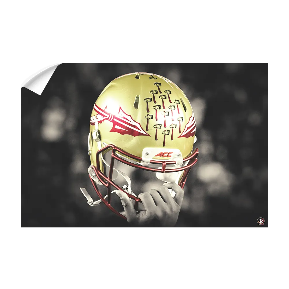 Florida State Seminoles - Seminole Helmet Held High