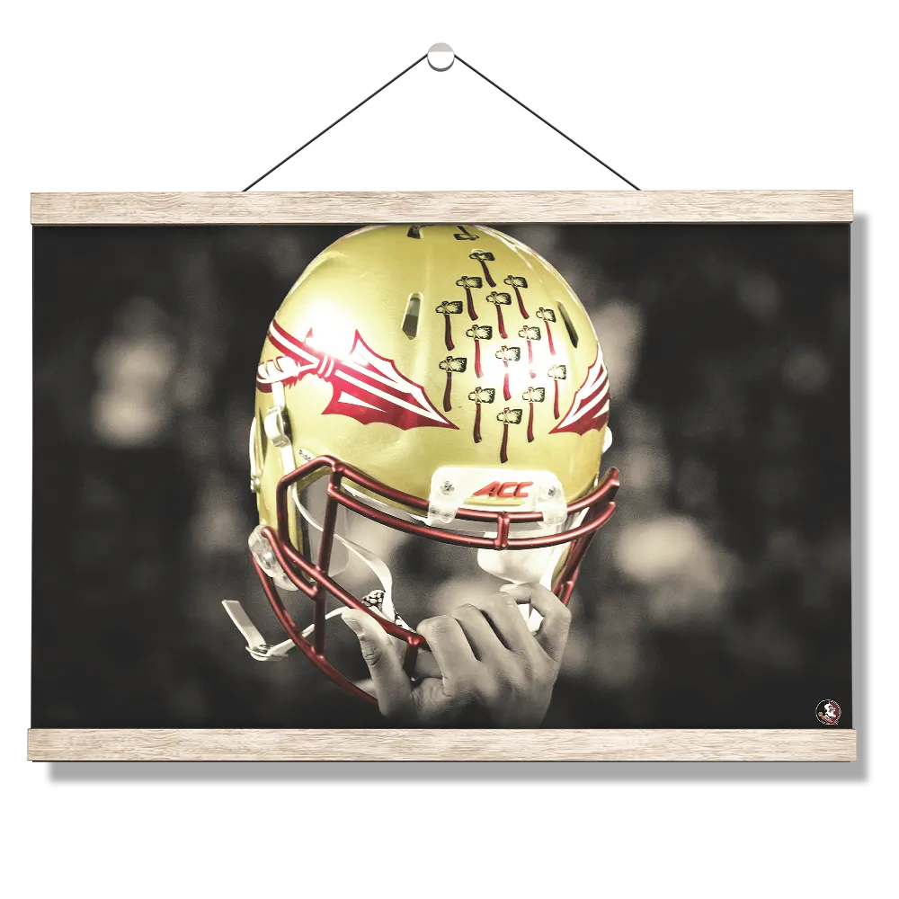 Florida State Seminoles - Seminole Helmet Held High