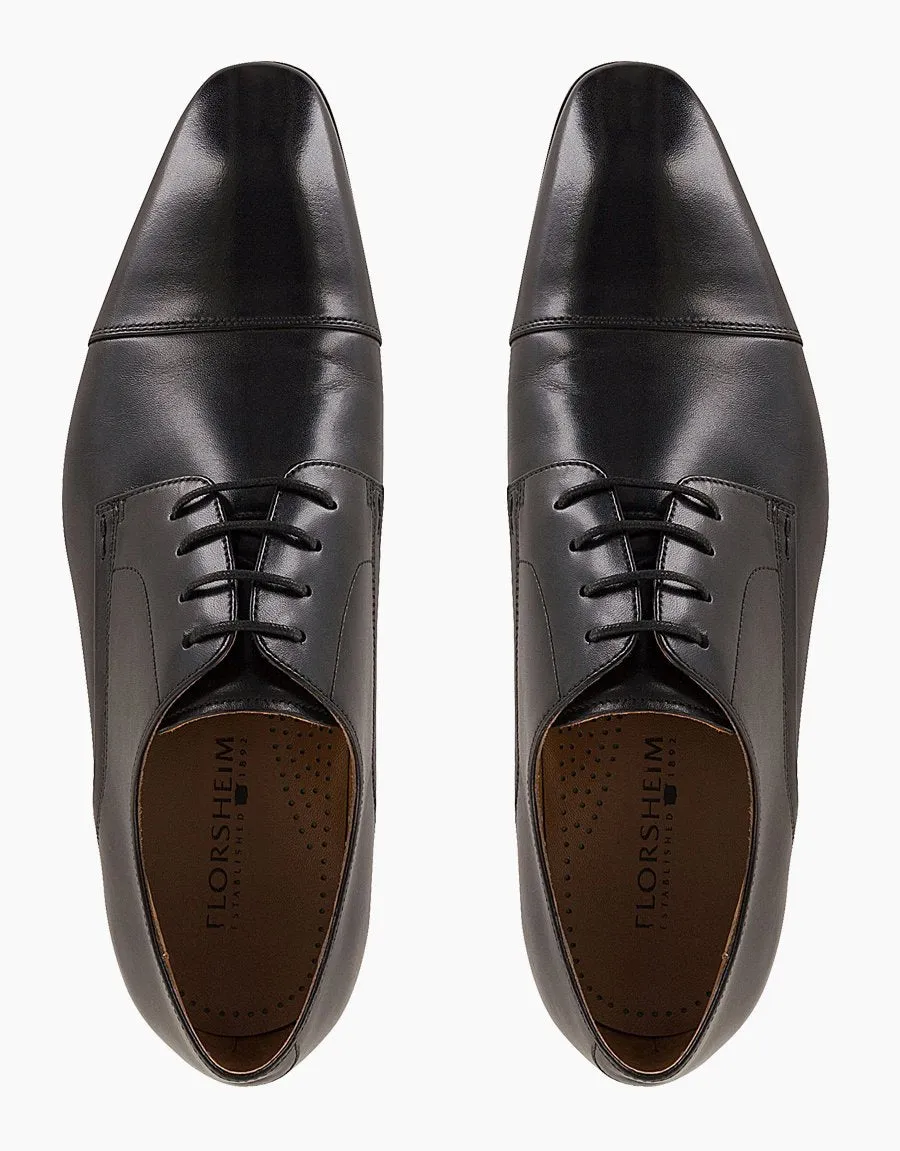 Florsheim Clayton Black Cap Toe Derby