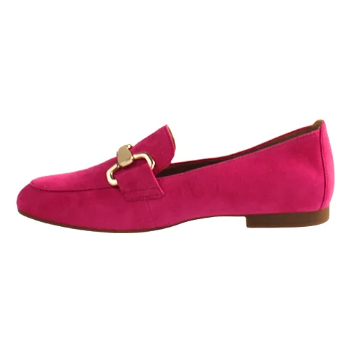 Gabor Ladies Loafers - 25.211.34  - Pink Suede