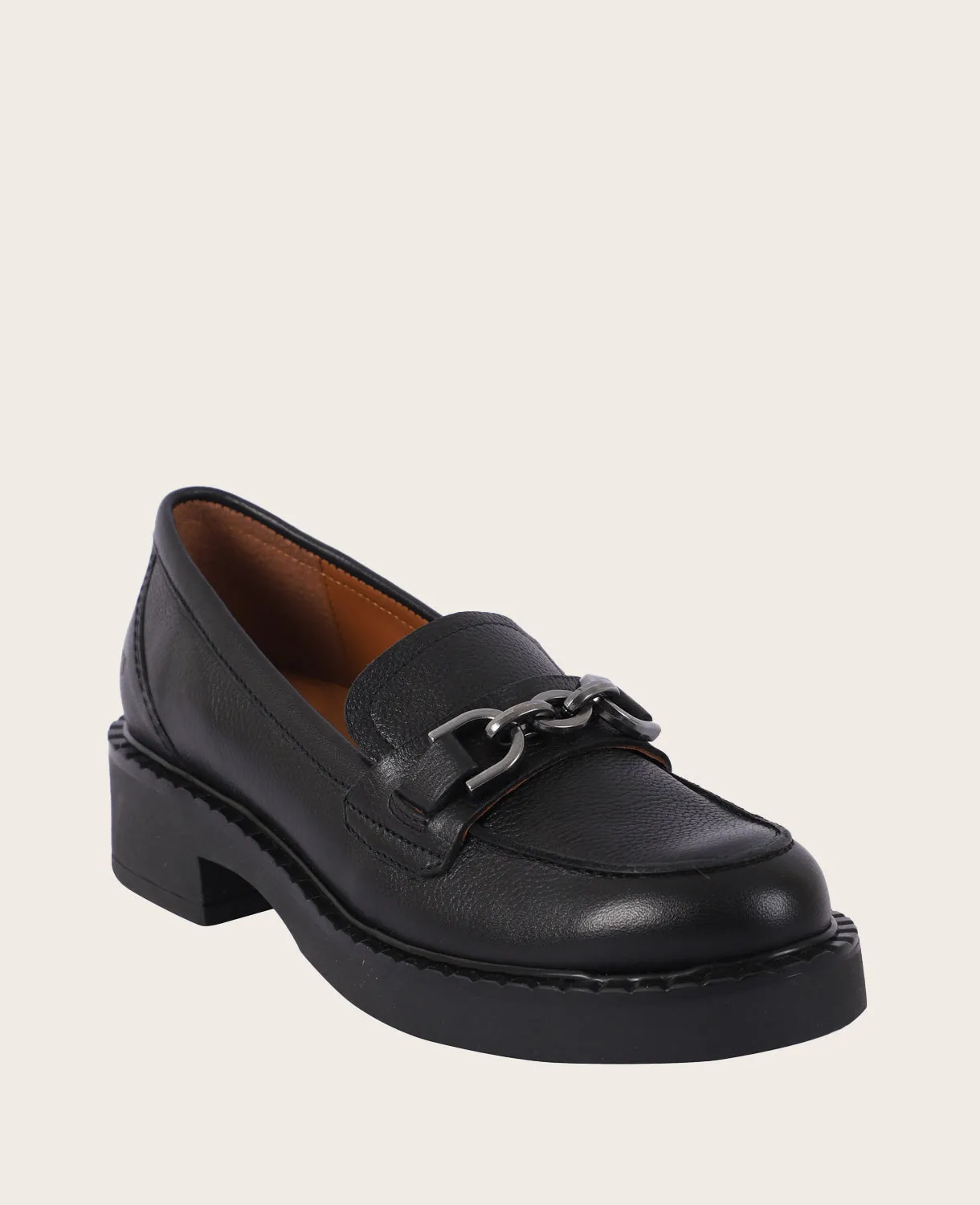 GENTLE SOULS - Libby Leather Lug Bit Loafer