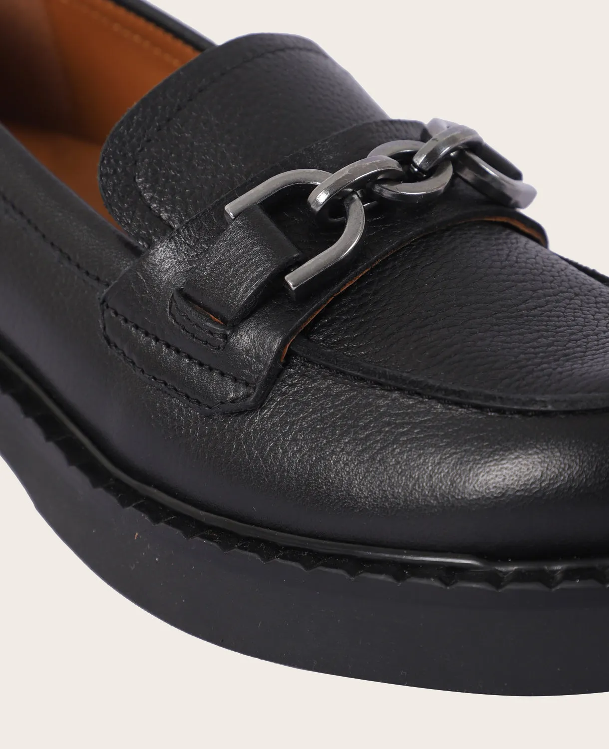 GENTLE SOULS - Libby Leather Lug Bit Loafer